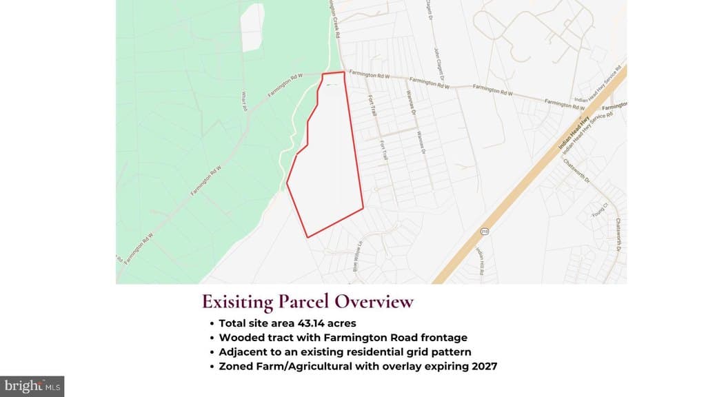 land for sale at 160 Farmington Rd W Accokeek - $930,000