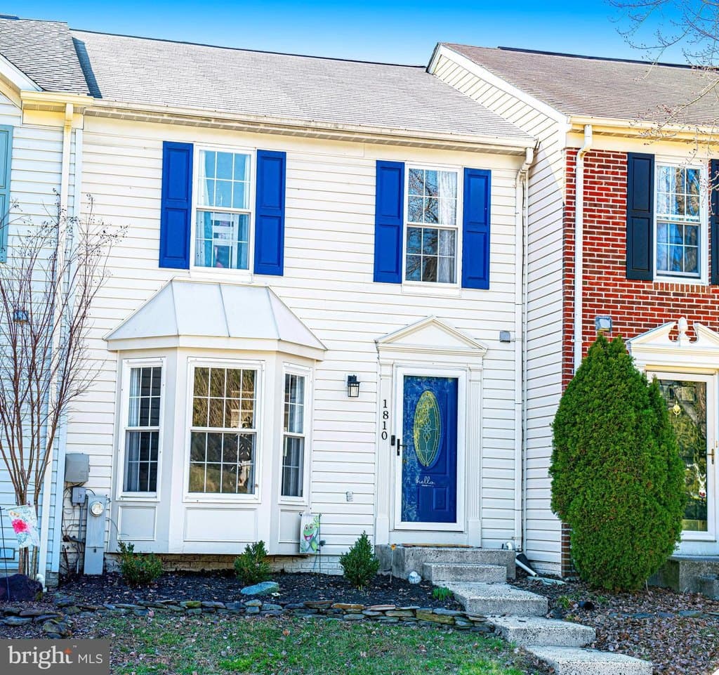 3 bedroom townhouse for sale at 1810 Wye Mills Ln Bel Air - $350,000
