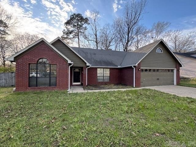 3 bedroom house for sale at 2305 Coraltree Dr Bryant 72022 - $179,000