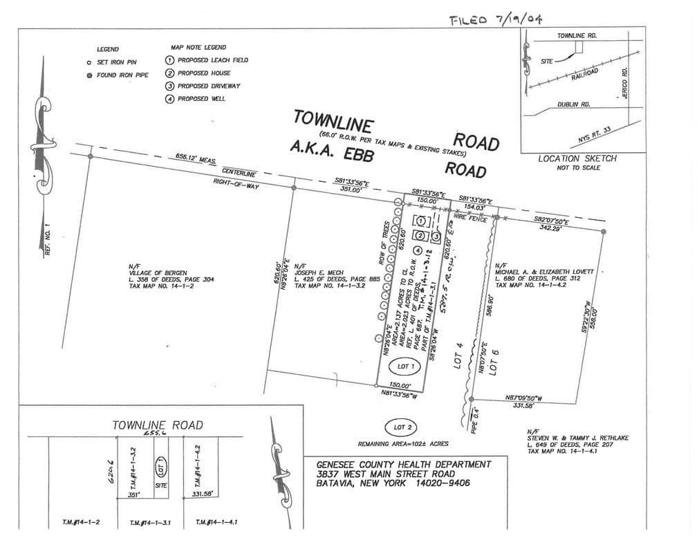 land for sale at Townline Rd Bergen - $37,900