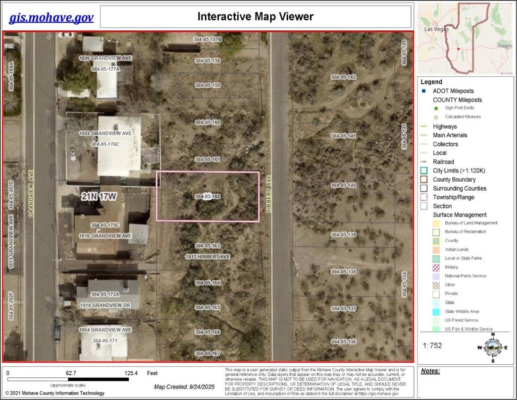 land for sale at 000XX Hibbert Ave Kingman 86401 - $7,500
