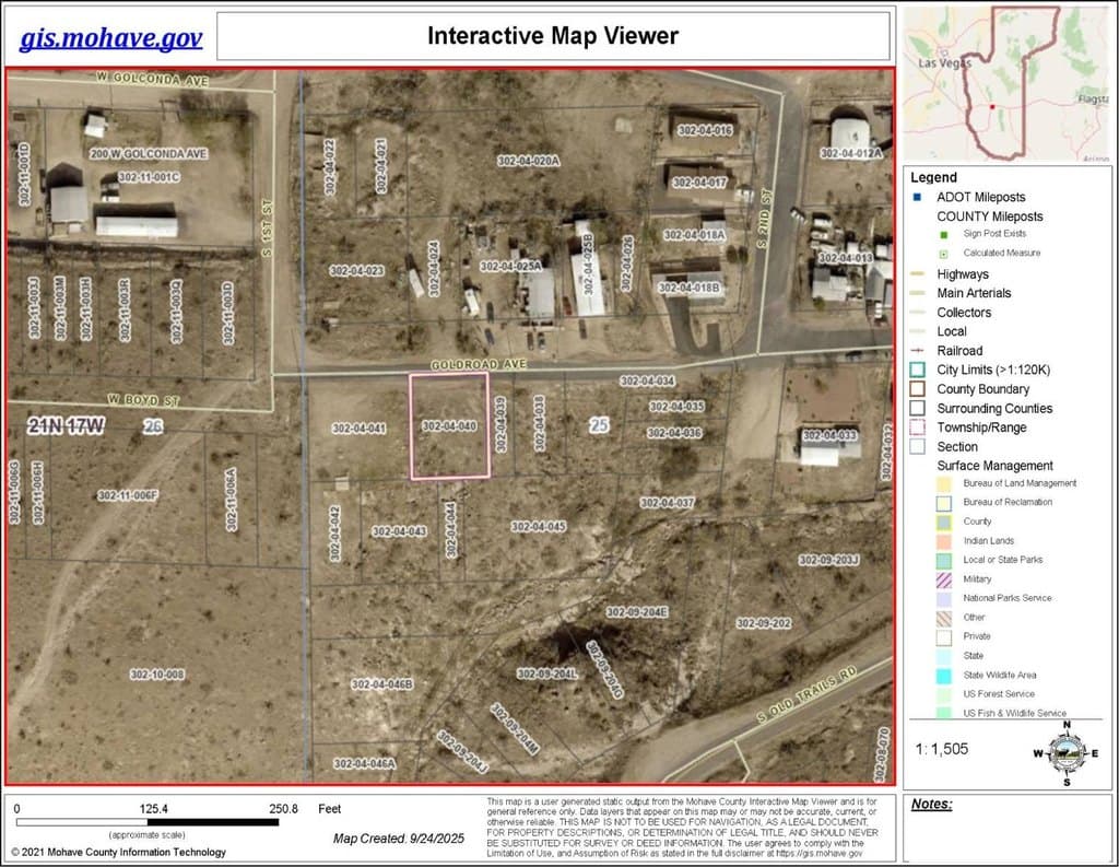 land for sale at 000XX Goldroad Ave Kingman 86409 - $7,500
