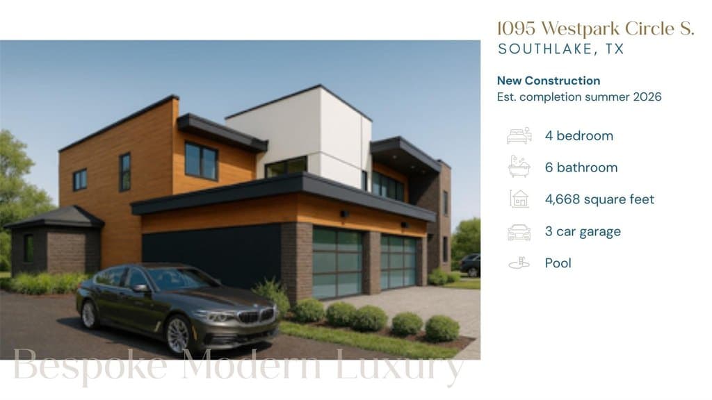 4 bedroom house for sale at 1095 Westpark Cir S Southlake 76092 - $2,250,000