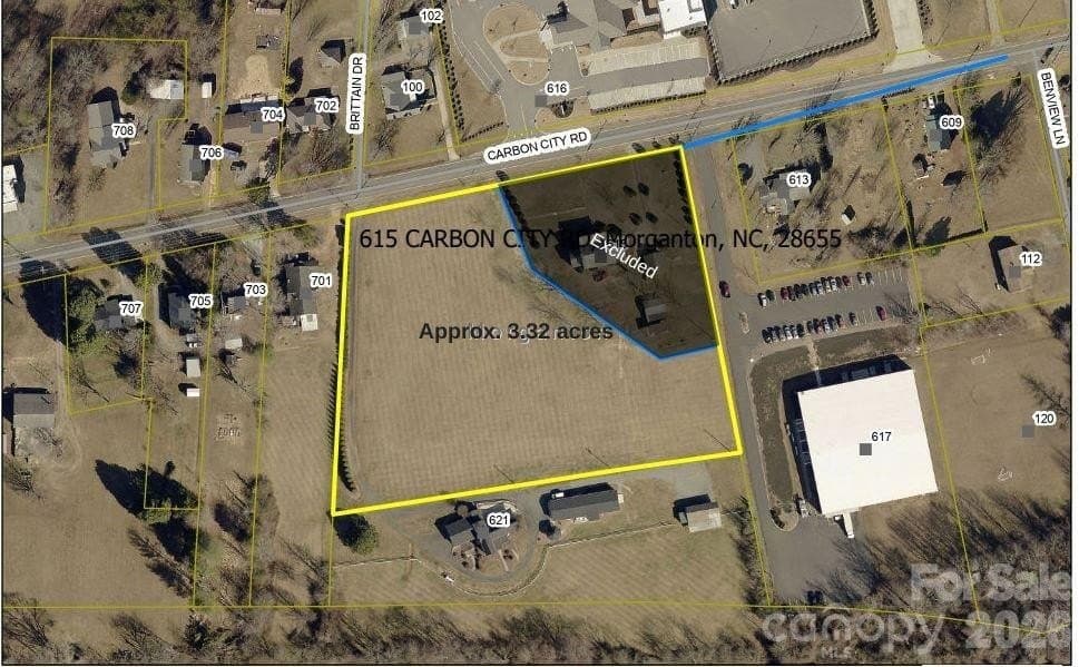 land for sale at 615 Carbon City Rd Morganton 28655 - $175,000