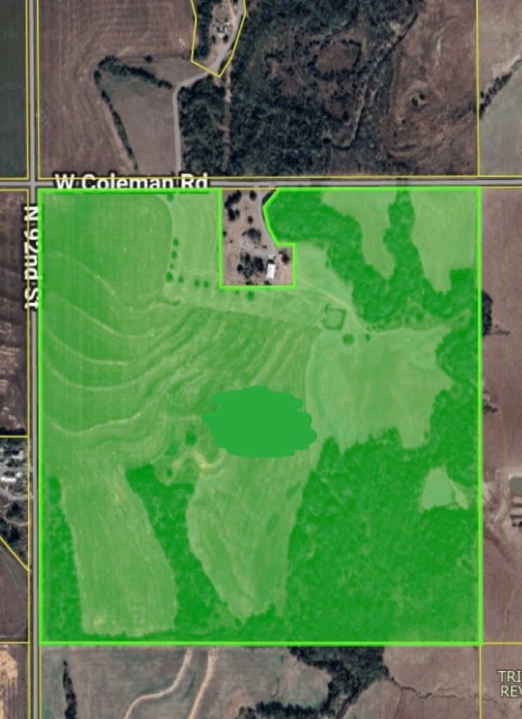 land for sale at 18805 W Coleman Rd Blackwell - $380,000