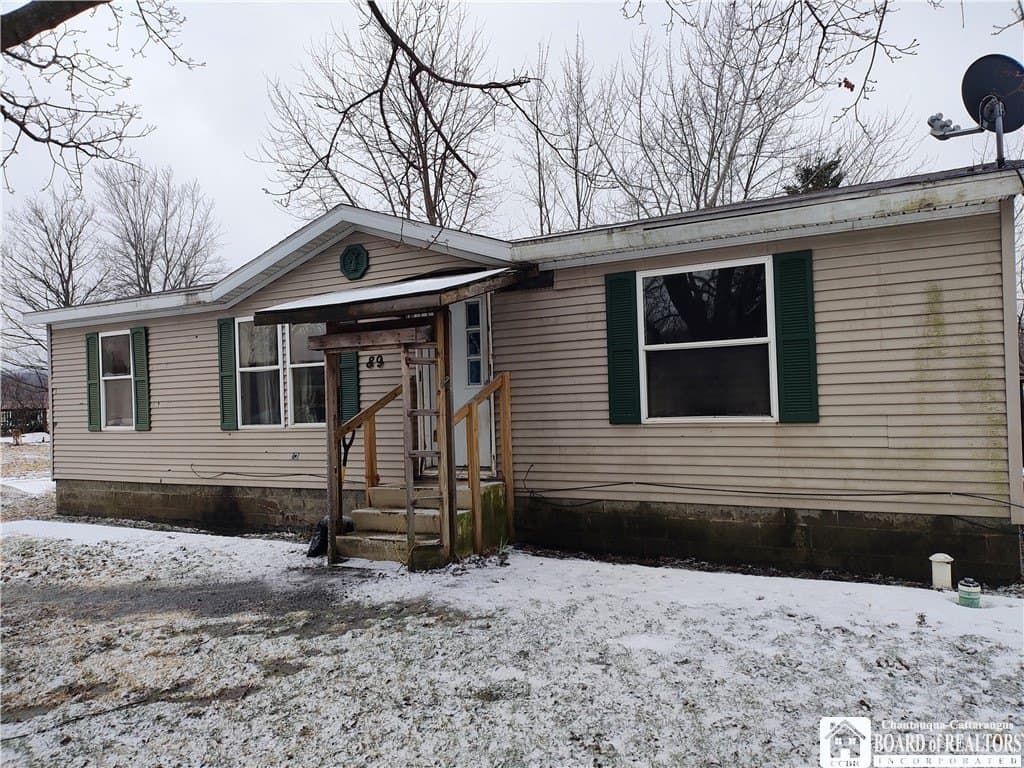 3 bedroom mobile home for sale at 89 Old Mill Rd Brocton - $59,900
