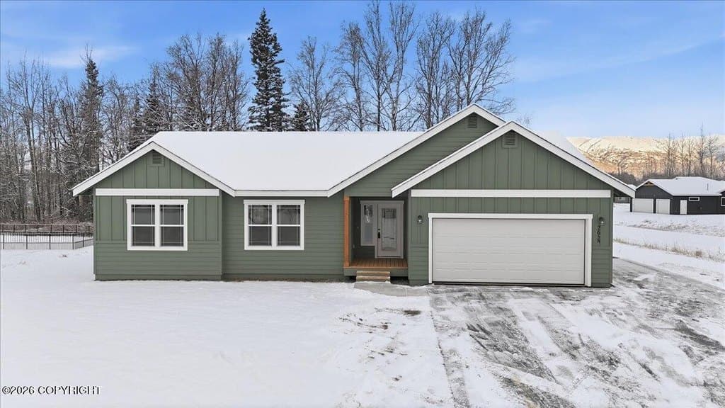3 bedroom house for sale at 8492 E Eagle View Cir Wasilla 99654 - $536,485