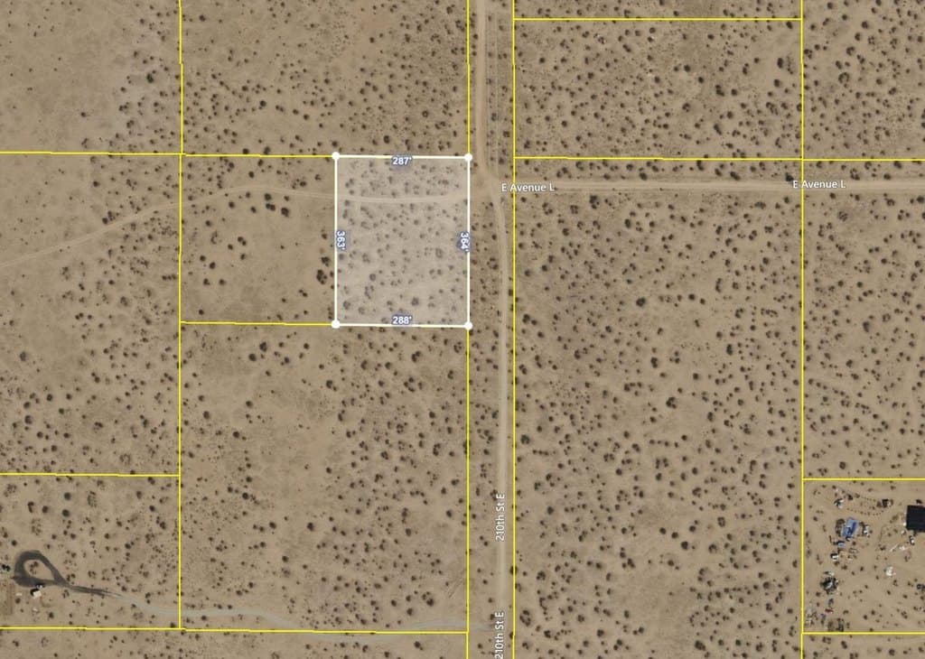 land for sale at 210th Street E/E Ave # L Butte Valley - $9,995