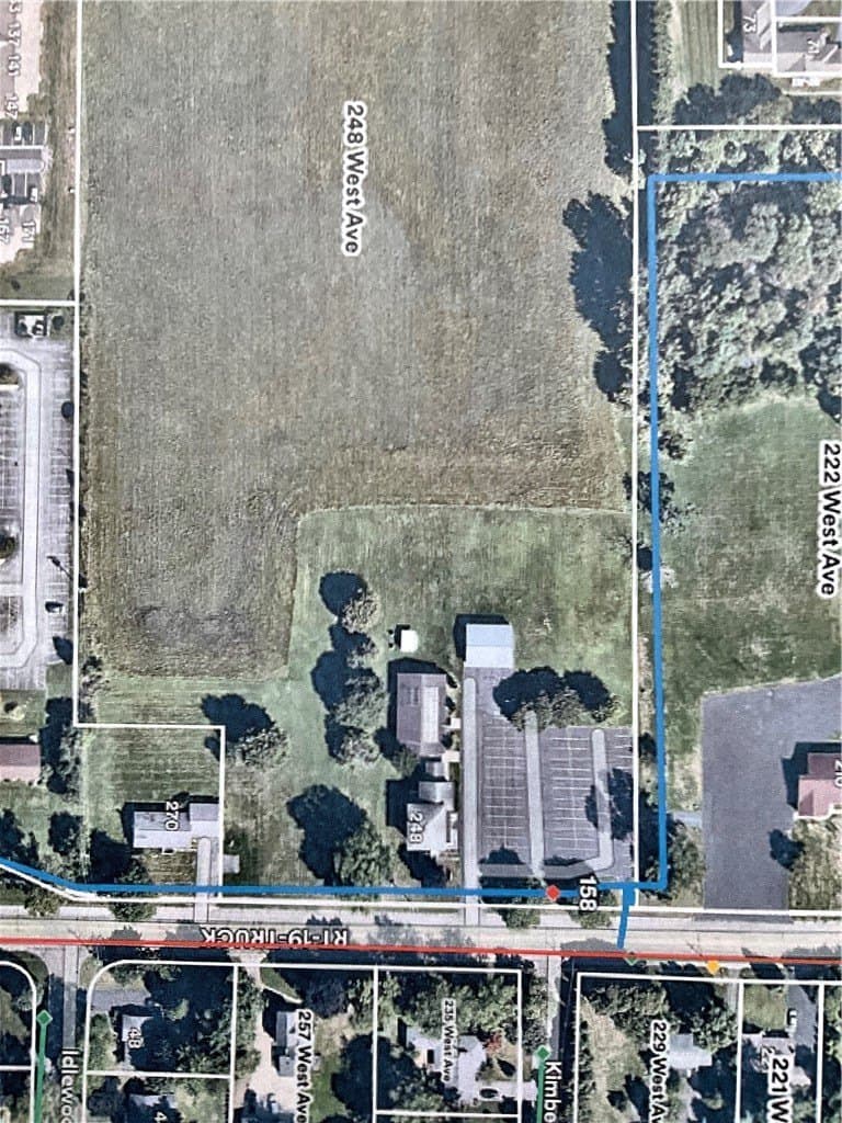 land for sale at 250 West Ave Brockport - $49,900