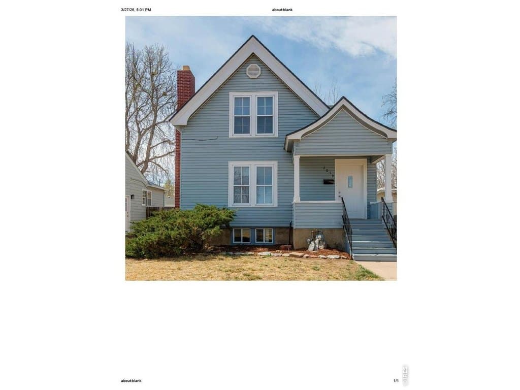 4 bedroom house for sale at 2019 7th Ave Greeley - $383,000