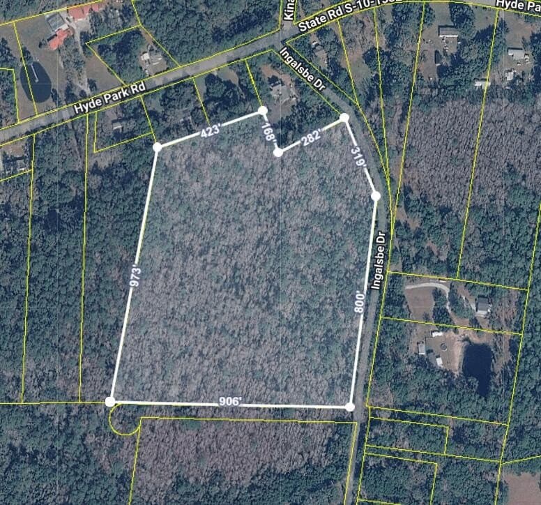 land for sale at Hyde Park Rd Adams Run - $350,000
