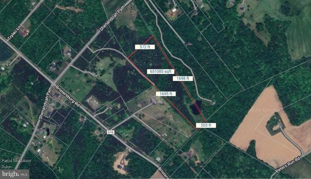 land for sale at 14 Acres Shenandoah Path Catlett - $475,000