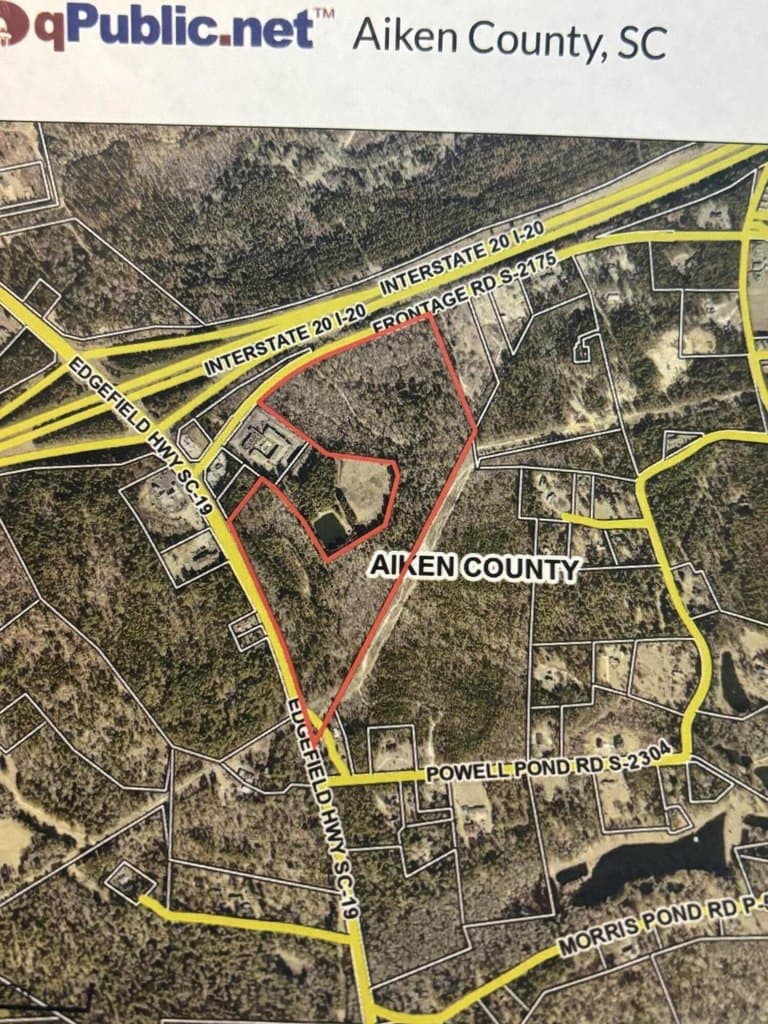 land for sale at Highway 19 Edgefield Aiken - $950,000
