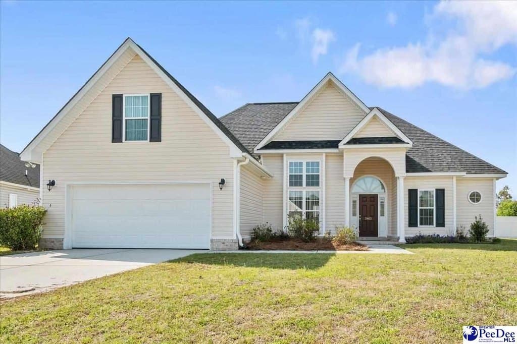 3 bedroom house for sale at 3463 Sweetgrass Dr Florence 29501 - $329,000